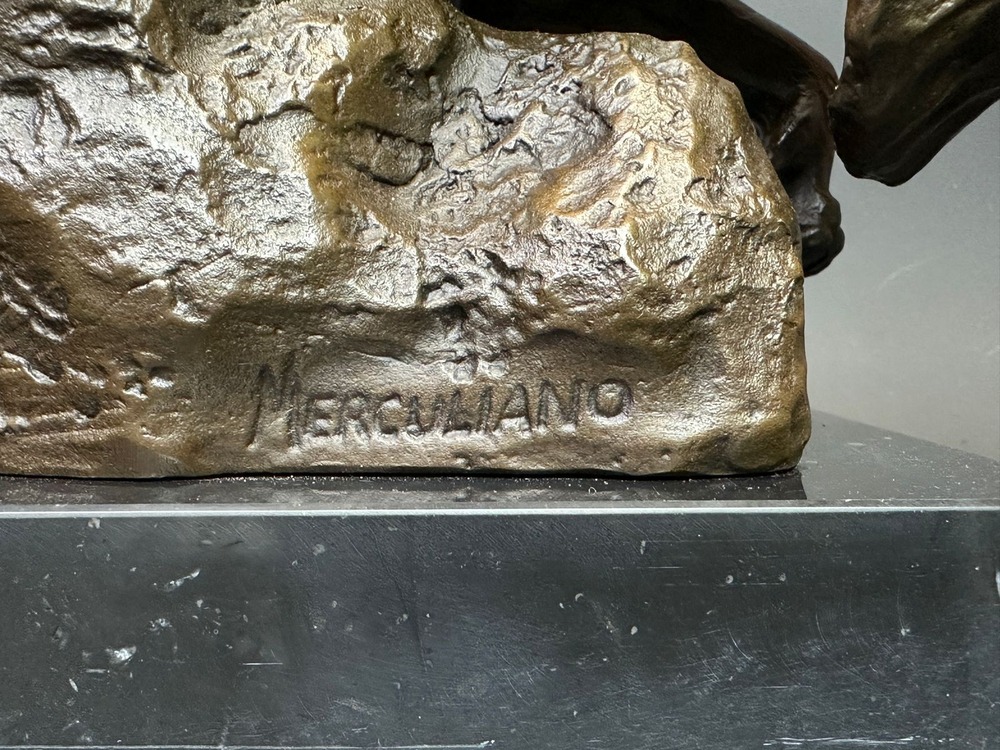 Бронзовая скульптура «Крадущийся тигр»