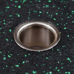 Диск для штанги HI-TEMP с цветными вкраплениями D51 мм PROFI-FIT 10 кг