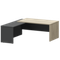 Стол руководителя левый KZP-18L Кронберг/Графит 1800x2000x750 Кортез