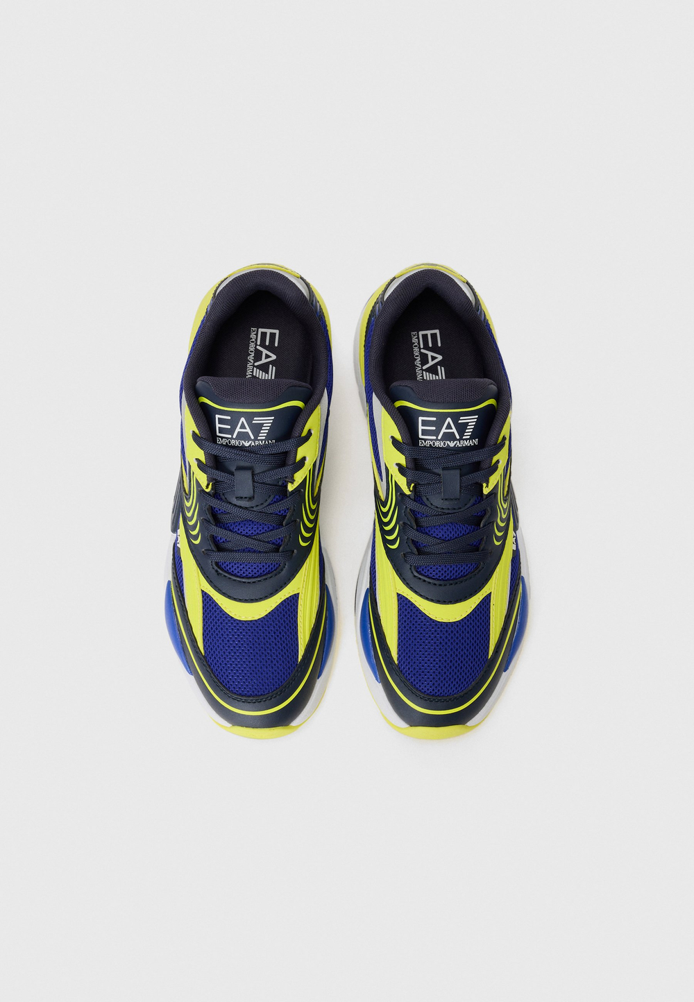 EA7 Emporio Armani ACE RUNNER 2 UNISEX - кроссовки на шнуровке - Жёлтый