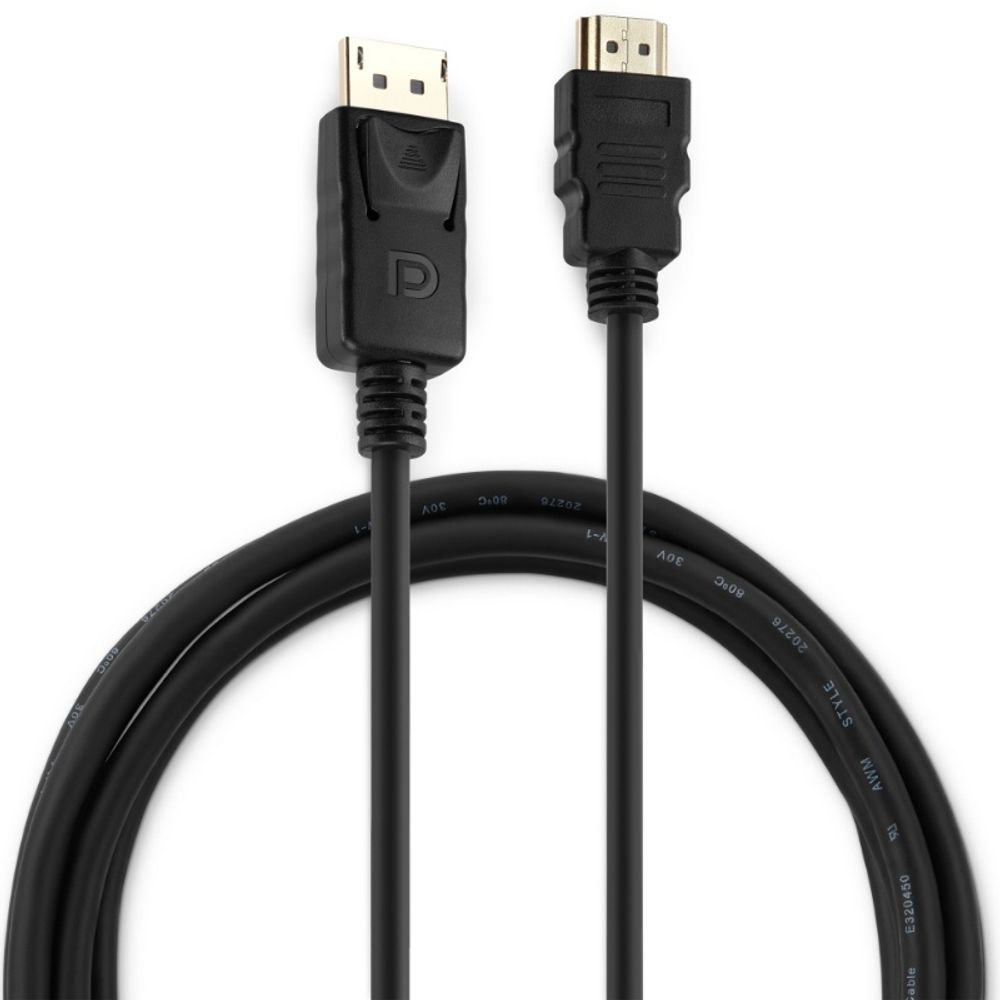 Кабель Buro HDMI (m) - DisplayPort (m) 1.8м