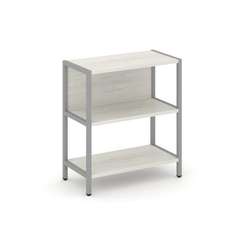 Shelf System Односекционный стеллаж двухярусный SN.STM-211 Дуб Наварра/Металл Серый 810*400*879