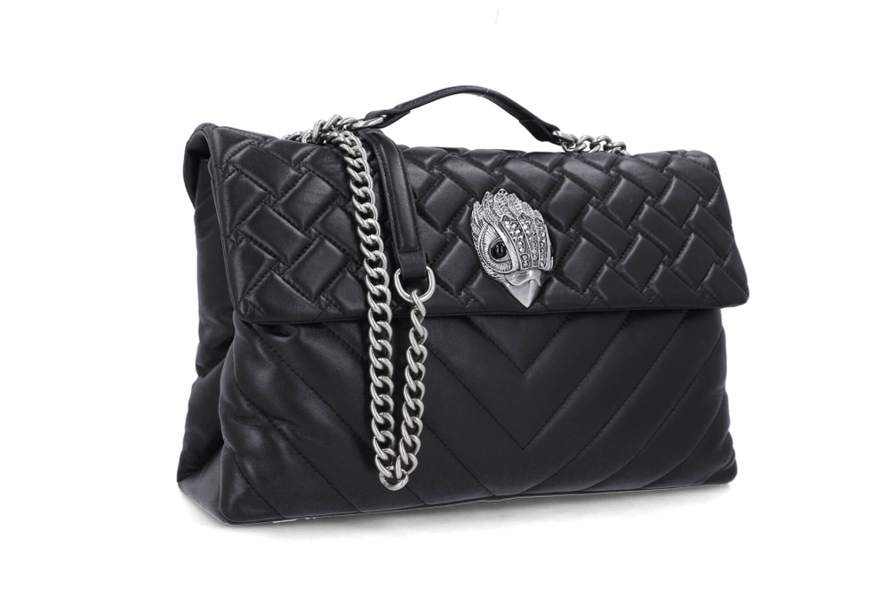 кожаная сумка через плечо kensington Kurt Geiger - черный(1100500109)