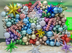 Фотозона но Новый год, трость/леденец/карамелька, Фотозона на корпоратив №2182