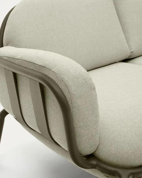 Двухместный уличный диван Joncols, 165 см, зеленый