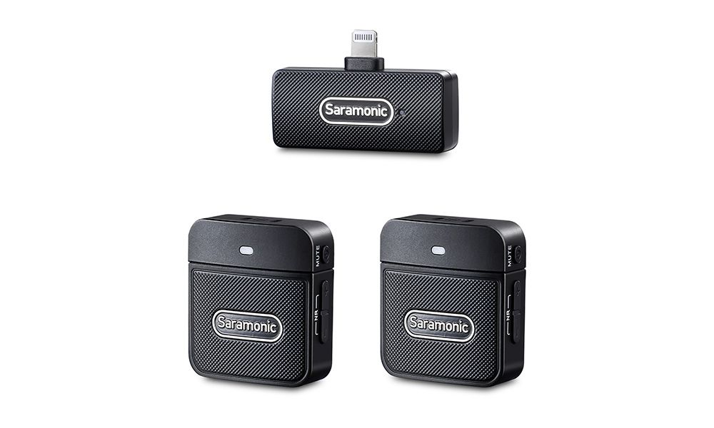 Saramonic Blink100 B4 (TX+TX+RXDI) Радиосистема 2,4Ггц приемник + 2 передатчика, разъем Lightning