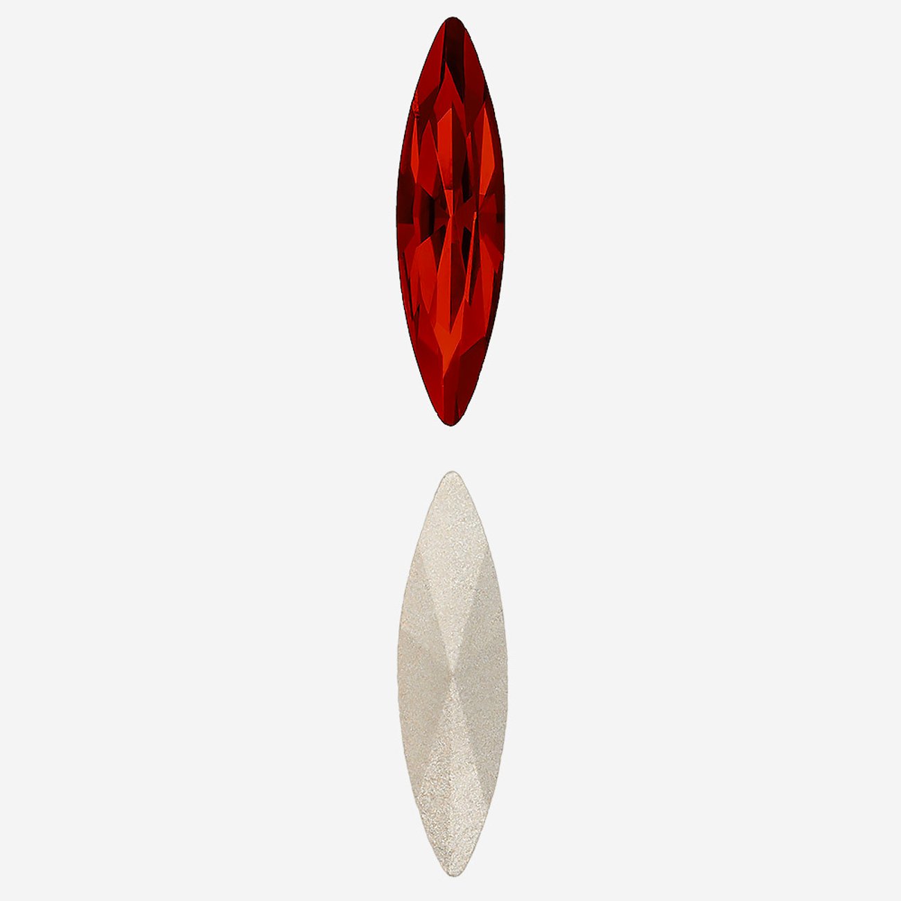Кристалл Маркиз (Marquise Fancy Stone), оттенок "Сиам"/"Siam", 15*4мм