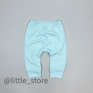 Штанишки хлопковые "Веселое сафари" голубая вода