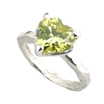 Puntus Кольцо HEART YELLOW