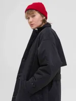 Плащ Утепленный FOS Черный Женский