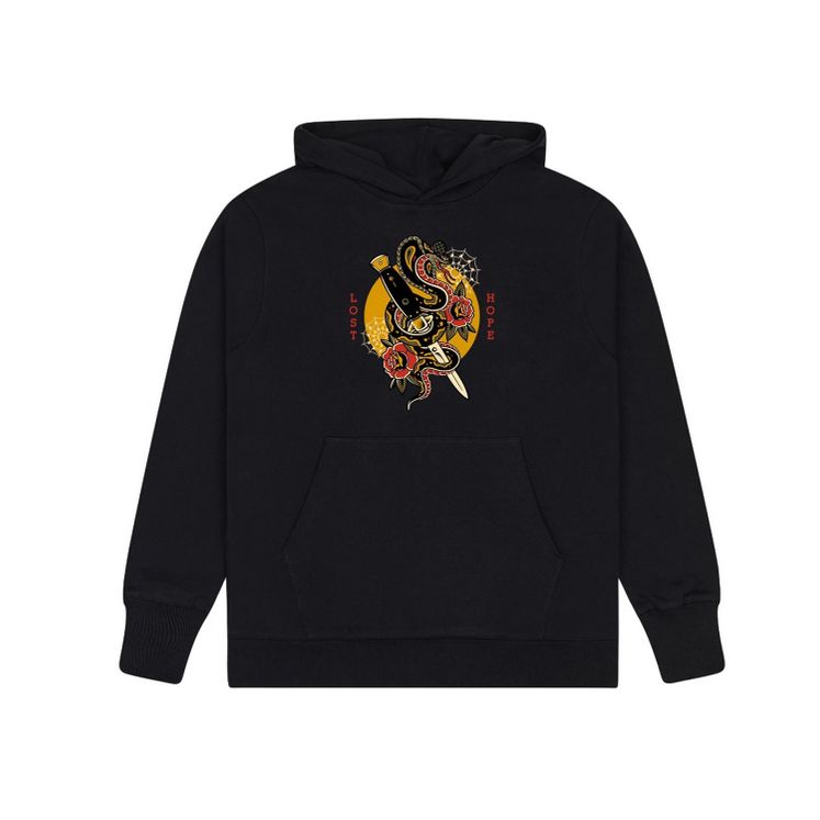 Худи OLDY Snake, черный