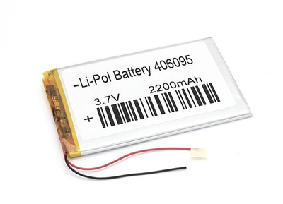 Аккумулятор Li-Pol (батарея) 4*60*95мм 2pin 3.7V/2200mAh
