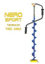 Ледобур левого вращения "NERO-SPORT-110T" телескопический