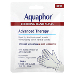 Aquaphor, Восстанавливающие маски для рук, 1 пара, 20 мл (0,7 жидк. унц.)