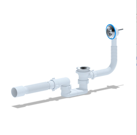 Обвязка д/ванны АНИ Варяг 1.1/2"х40 с вып. и пер. плоск. с гибк. трубой 50 АНИ C6055