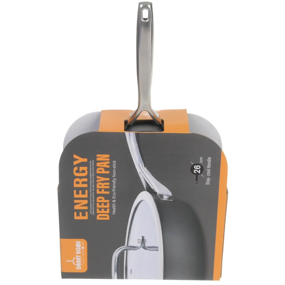 Сотейник «ENERGY» 2,8л, стеклянная крышка, 26*7см