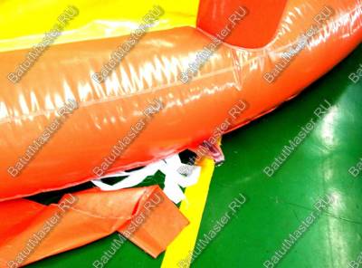 Коммерческий надувной батут "Ракета" 30*20*8 м