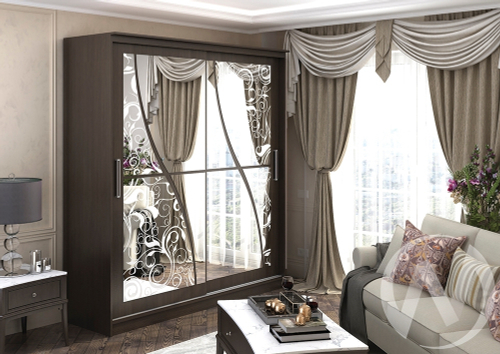 Шкаф-купе Олимп-2 (венге/венге)