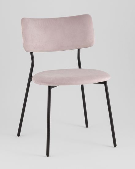 Стул Амелия велюр пыльно-сиреневый