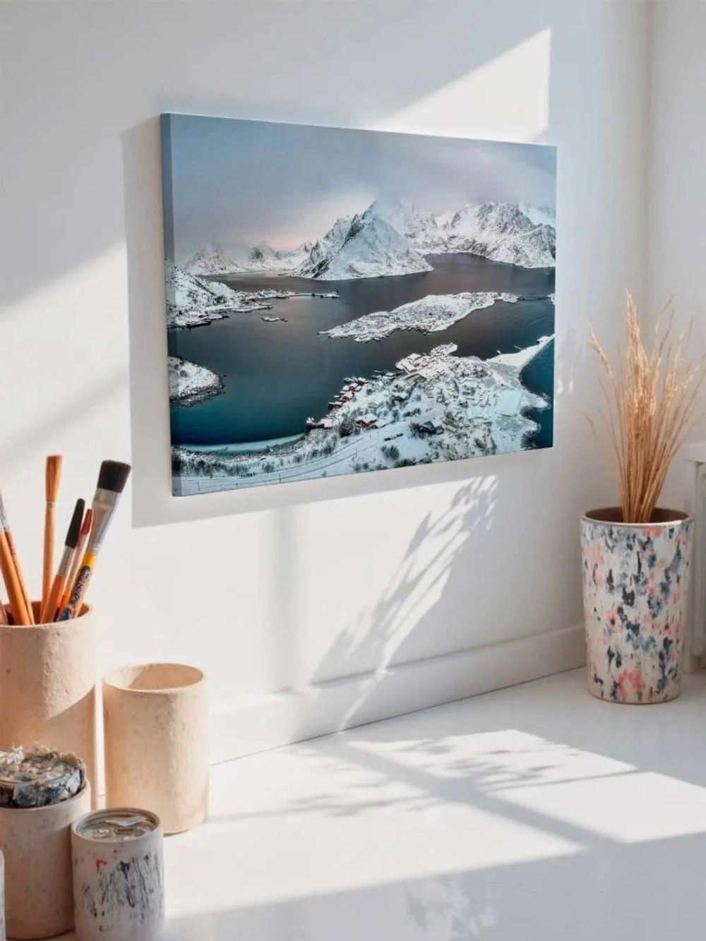 Картина на стену 40 X 50 Снежные горы