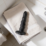 Нереалистичный дилдо Flow Unicorn Black (15,5*3,5 см)