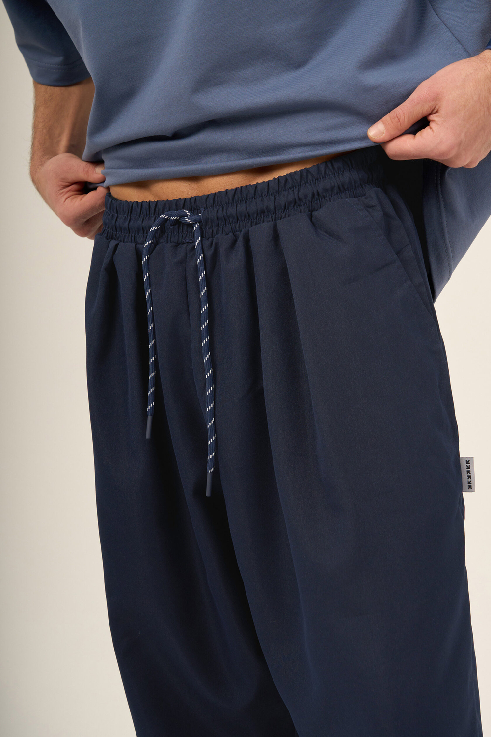 Брюки KUL'TURA "NYLON CHINO ZIP" Синий