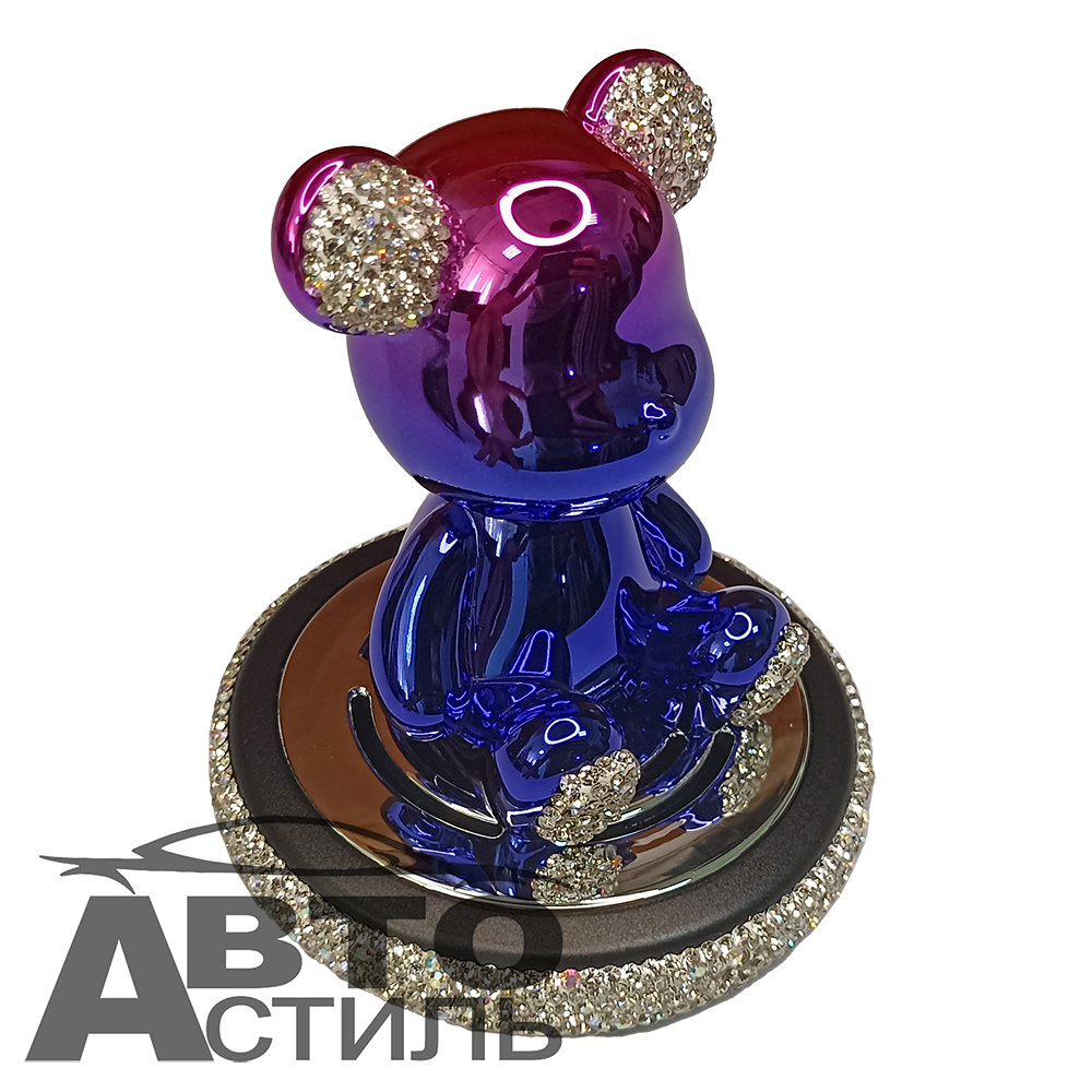 Ароматизатор-игрушка -на торпеду- Мишка - YC-14PP розово-синий