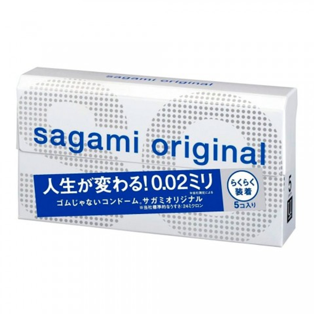 Презервативы SAGAMI Original 002, Quick _ j, полиуретановые, 5 шт