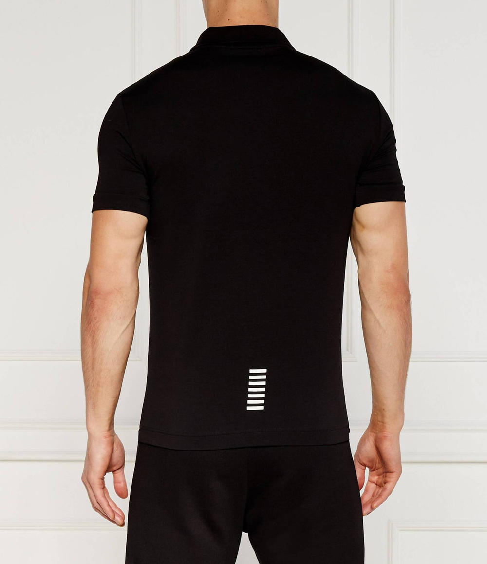 Поло EA7 - черный(8NPF14 PJVQZ)