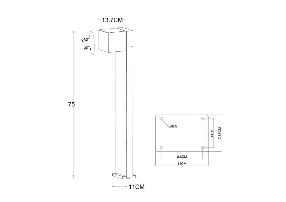 Ландшафтный светильник Arte lamp