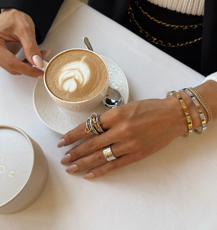 Браслет ДОРОЖКА СО СТРАЗАМИ gold