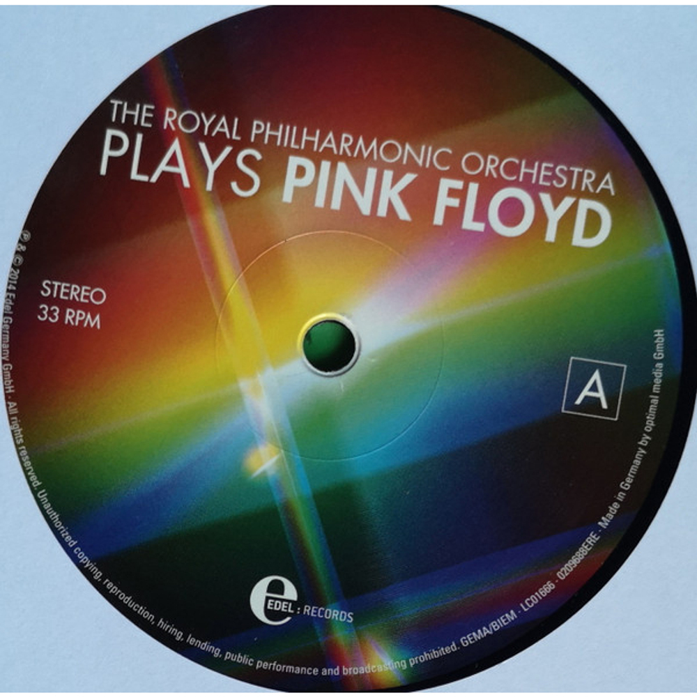 The Royal Philharmonic Orchestra / Plays Pink Floyd (LP)