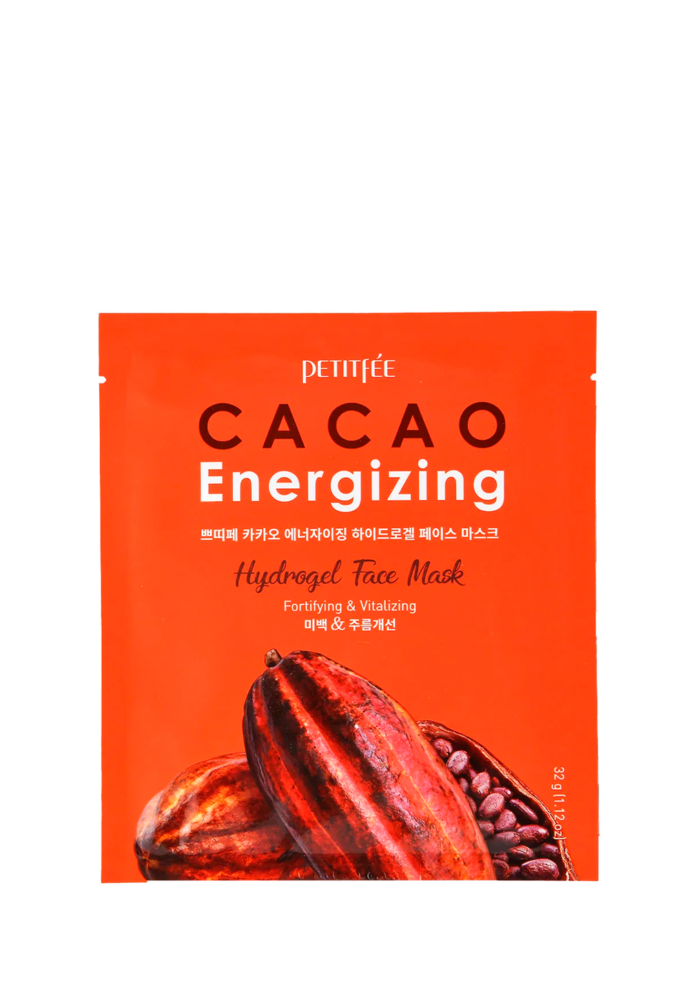 Petiffee Cacao Energizing Hydrogel Face Mask Разглаживающая гидрогелевая маска для лица с экстрактом какао