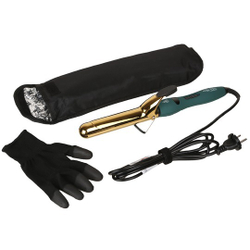 Плойка для завивки волос c золотым титановым покрытием 32мм