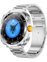 Смарт часы PARASMART CUBE F7 Ultra (металлический блочный браслет, серебристый)