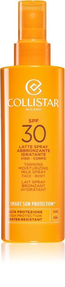 Collistar Smart Sun Protection Tanning Moisturizing Milk Spray SPF 30 защитный лосьон-спрей для загара SPF 30