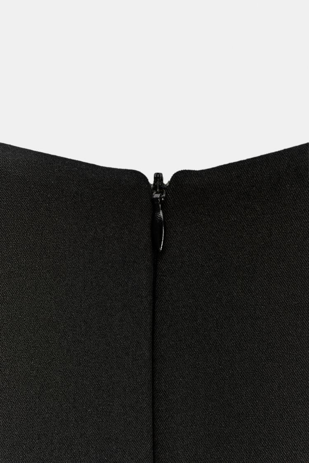 ZARA КОРОТКИЙ КОМБИНЕЗОН С ДЕКОРАТИВНЫМИ ПУГОВИЦАМИ, ЧЕРНЫЙ