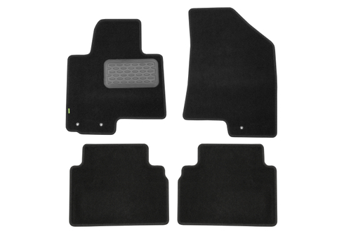 Коврики в салон для KIA Sportage 2010-2014, 2014-2016, внедорожник , 4 шт. (текстиль) KVR02253301210KH