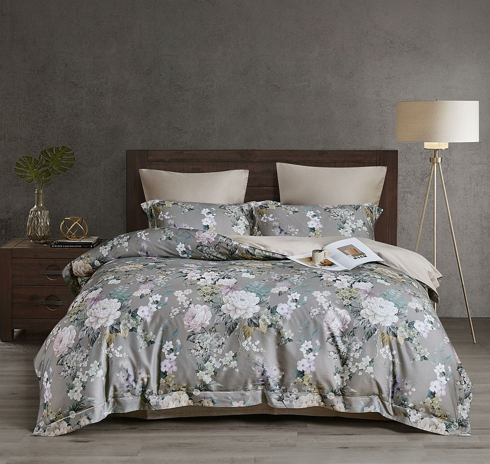 Постельное белье 2 спальное евро Asabella 2296-6