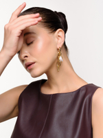 Серьги "Valencia pearl" Gold