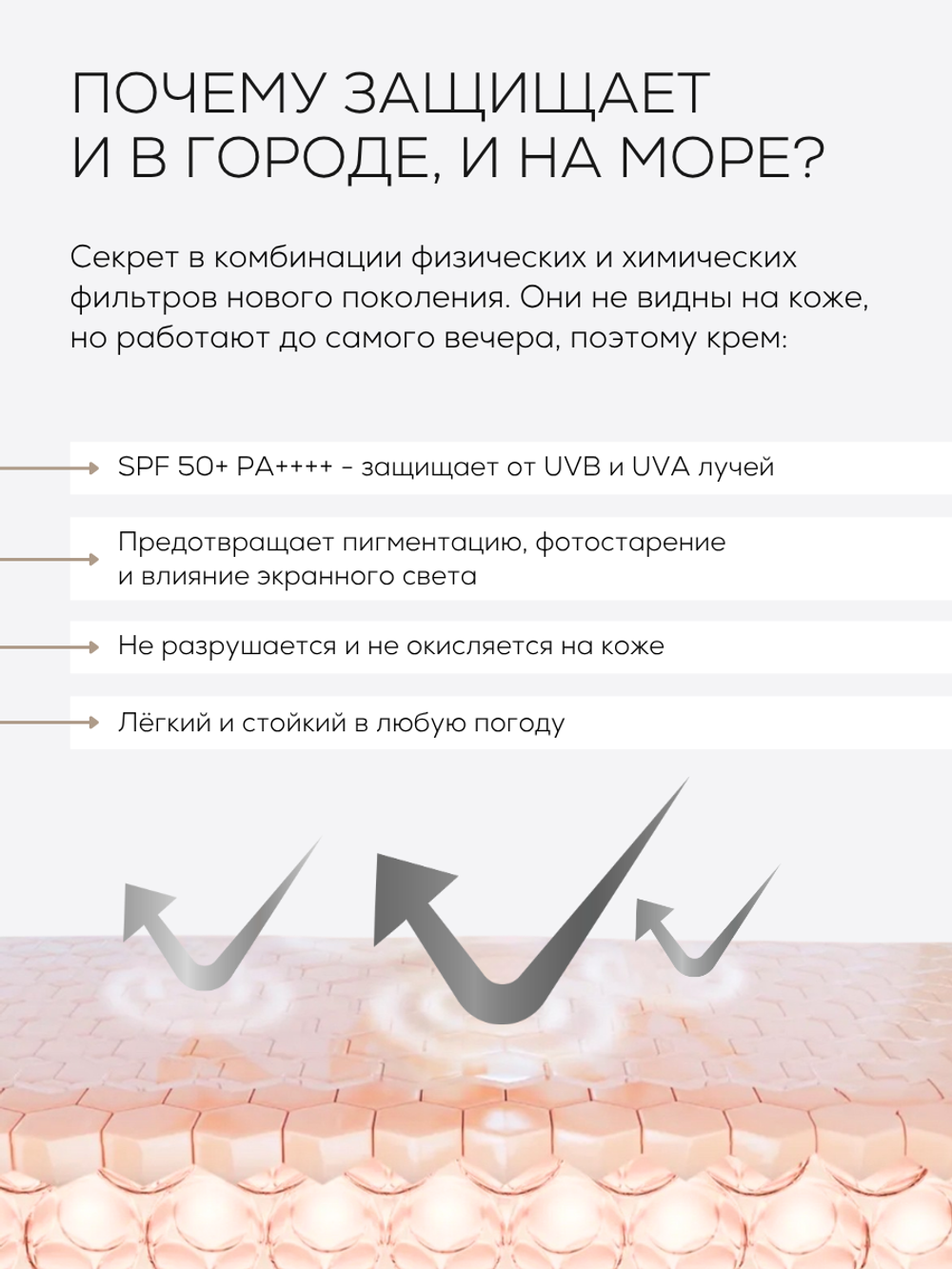СОЛНЦЕЗАЩИТНЫЙ КРЕМ nSPF50 - СОВЕРШЕННАЯ ФОРМУЛА НОВОГО ПОКОЛЕНИЯ