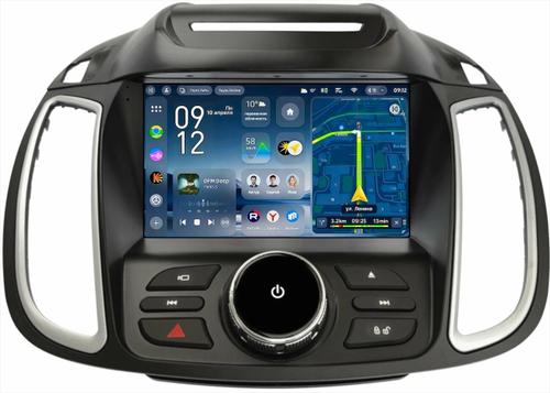 Магнитола для Ford Kuga 2 2012-2019 (без SYNC, рамка с кнопками тип 1) - Teyes CC4-PRO монитор 9.5" 2K QLED на Android 13, Быстрейшая, Snapdragon 778G, ИИ, CarPlay, DSP, 4G SIM-слот
