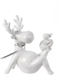 Керамическое украшение Счастливое семейство - Лосенок на ноге 6,5*15*15 см, Kaemingk (530222/1)