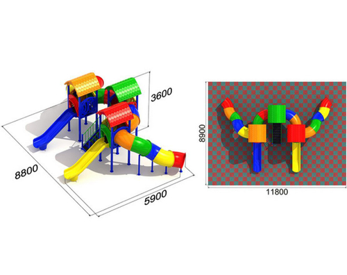 Детская игровая площадка Улитка 1.1