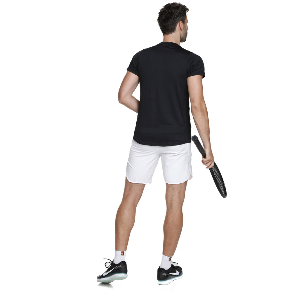 Мужское теннисное поло Nike Dri-Fit Advantage Polo Men - Black