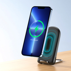 Быстрое беспроводное зарядное устройство 15W со складной подставкой, W2 Wireless Charger Stand, Duzzona