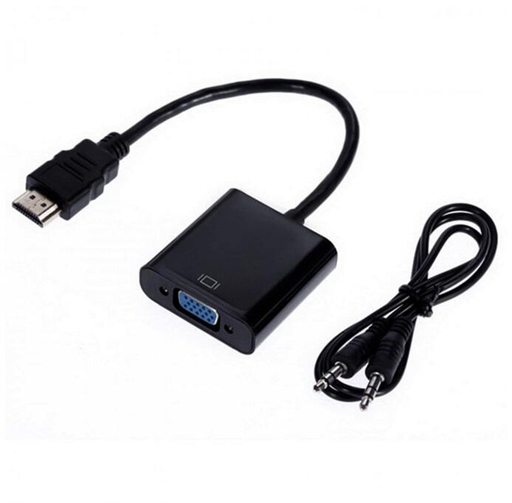 Адаптер HDMI to VGA + AUX ENERGY POWER (черный)