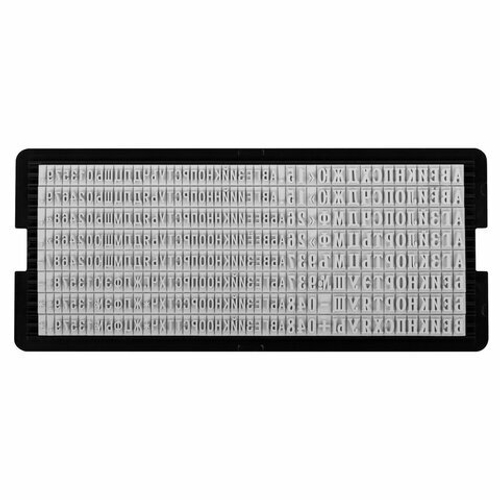 Касса букв, цифр и символов, 2,2мм, 3,1мм, 360 символов, Trodat