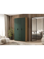 Шкаф для одежды 3 створки Браш Мени Грин 120х51х223