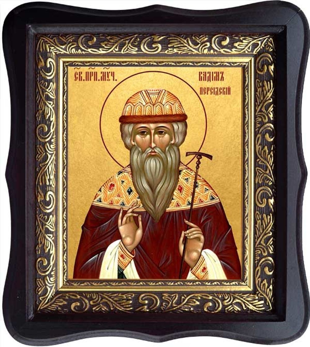 Вадим Персидский Святой преподобномученик. Икона на холсте.
